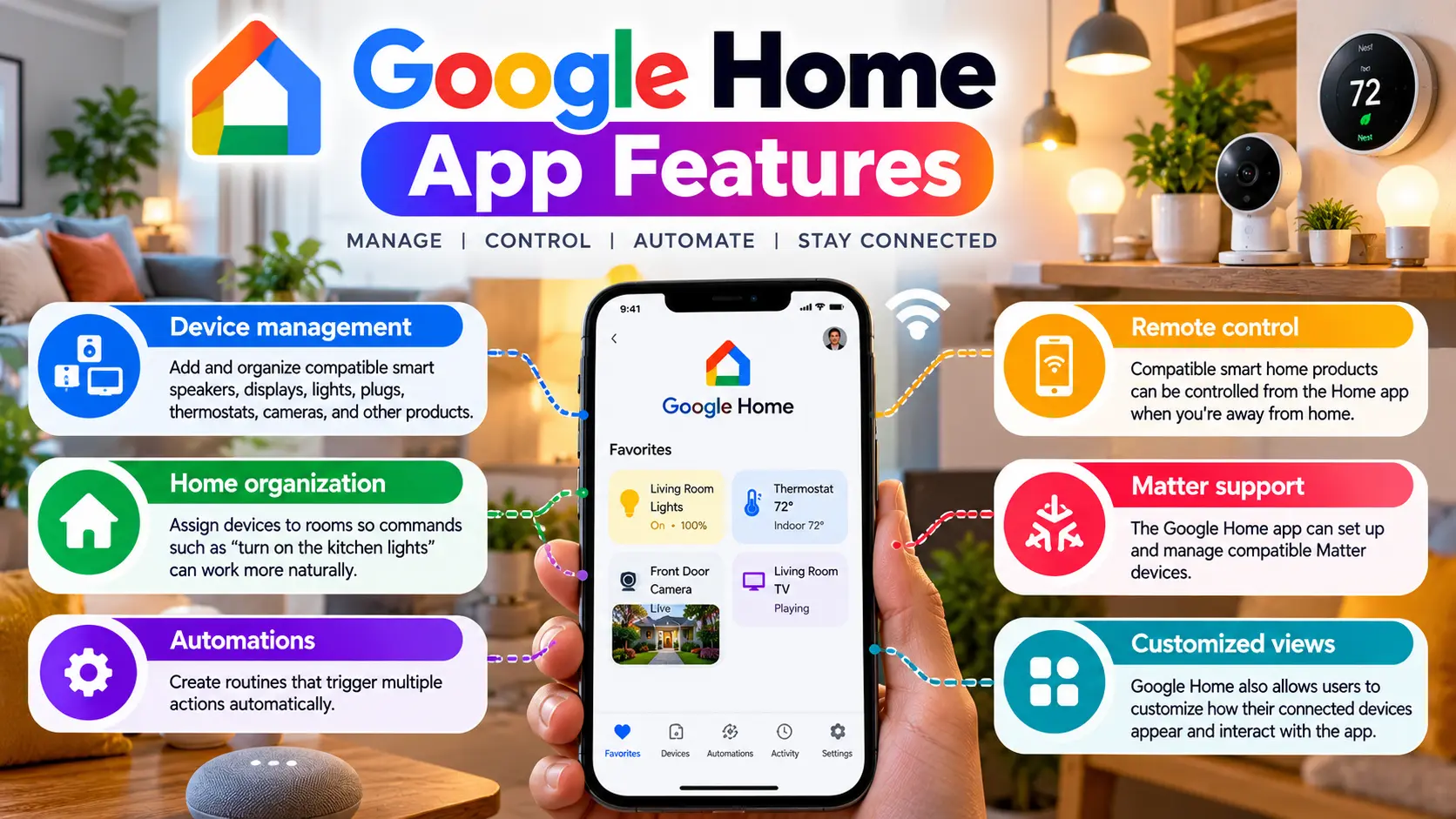 Google Home App Features