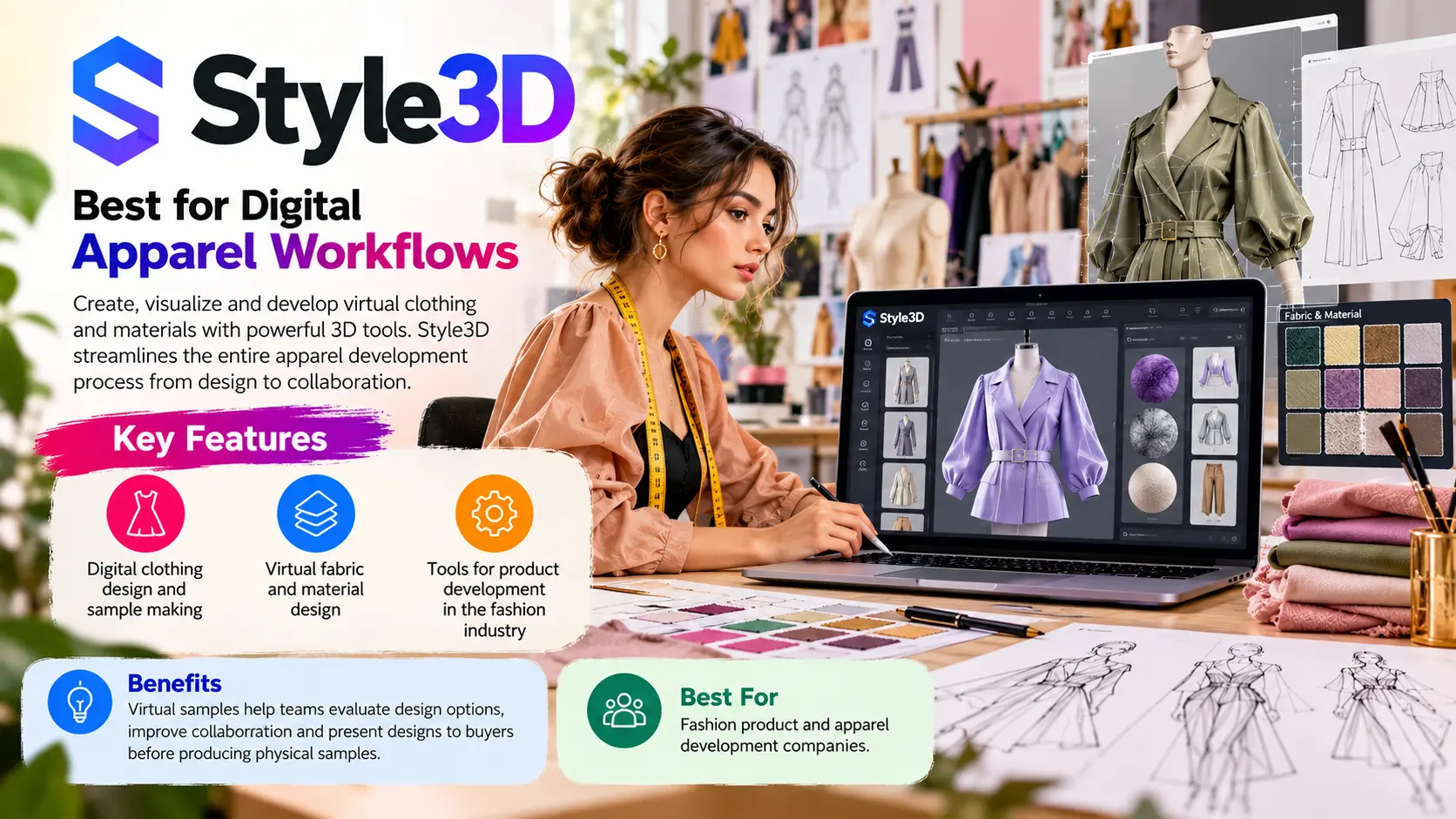 Style3D – Best for Digital Apparel Workflows
